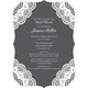 Grey Vintage Lace Invitations Image 3 of 6